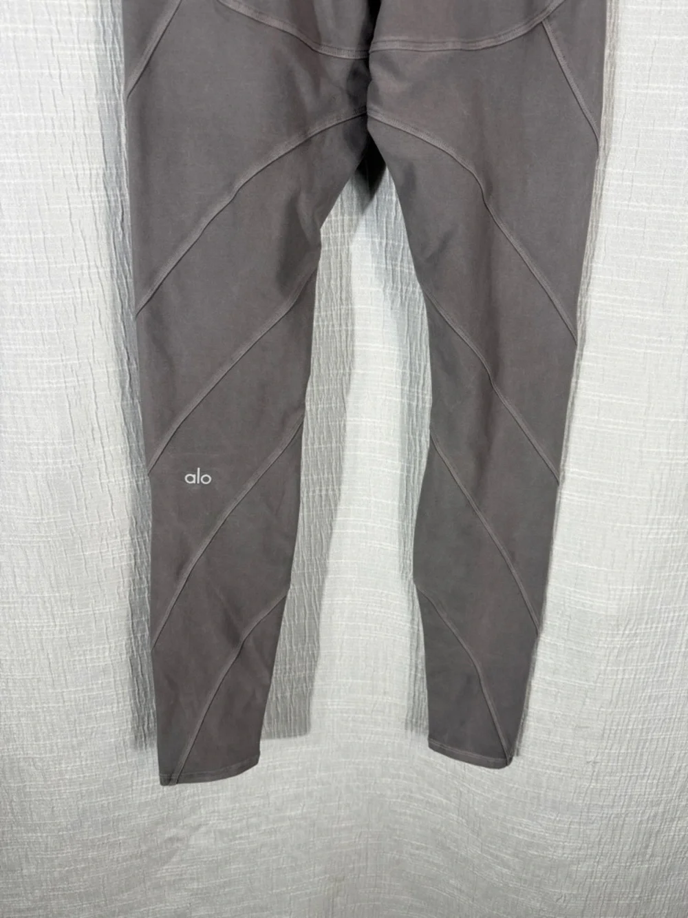 ALO Yoga Alosoft Washed Cool Grey High-Waist‎ Sunray Leggings extra small